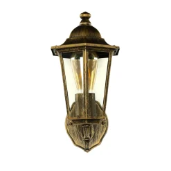 Laterne Außenleuchte E27 rustikal Gold Antik PARIS