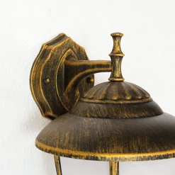 Laternen Wand-Außenleuchte E27 MADRID Antik