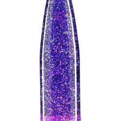 Lavalampe Glitter Lila Weiß LED Rahmen dekorativ OLI