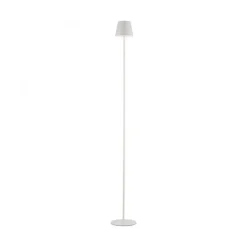 LED Akku Stehlampe Weiß IP54 125 cm Touch Dimmen 3000 K