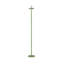 LED Akku Stehleuchte Grün Dimmer Touch IP44 125,2 cm