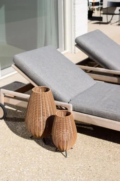 LED Akku Tischlampe dimmbar Natur IP44 36 cm 3000 K