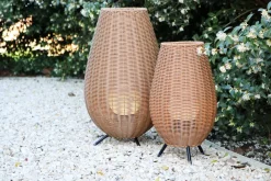 LED Akku Tischlampe dimmbar Natur IP44 50 cm 3000 K