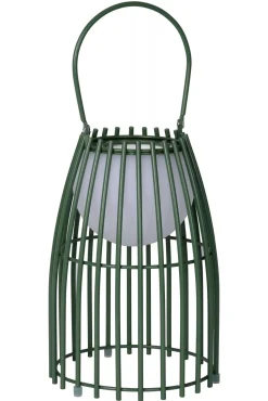 LED Akku Tischlampe dimmbar Grün IP44 40 cm Terrasse