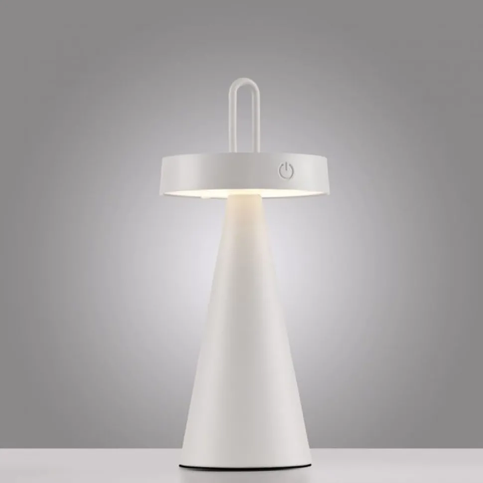 LED Akku Tischlampe Dimmer Touch IP44 2700 K 28,9 cm