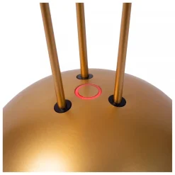 LED Akku Tischlampe Gold Ladestation IP54 2 W dimmbar