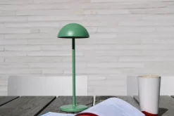 LED Akku Tischlampe Grün 32 cm 3000 K IP54 7h dimmbar