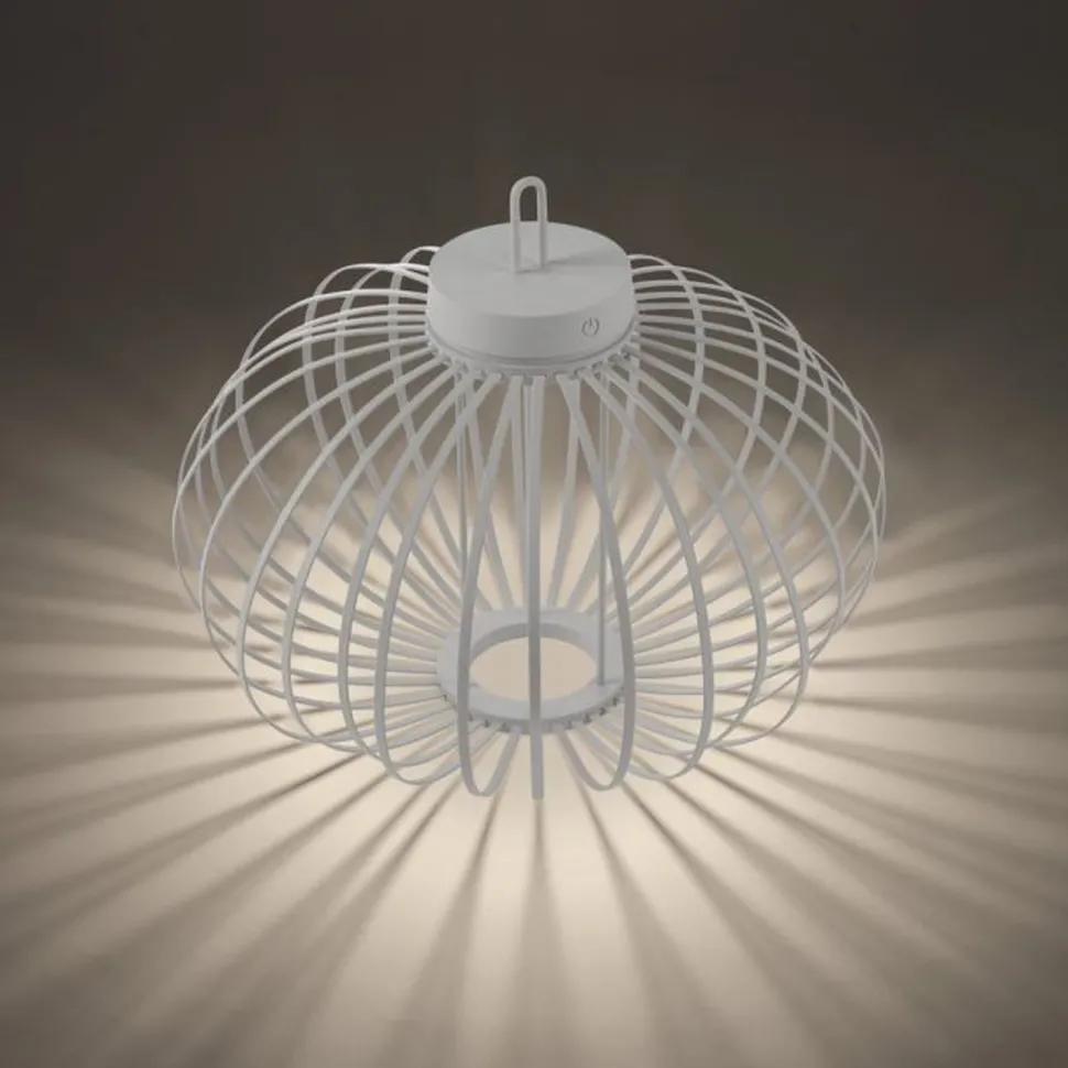 LED Akku Tischlampe IP44 Weiß dimmbar Touch 37 cm 2 W