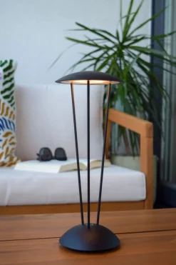 LED Akku Tischlampe Ladestation IP54 2 W dimmbar