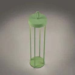 LED Akku Tischlampe Metall dimmbar IP44 2700 K Grün