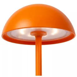 LED Akku Tischlampe Orange 32 cm 3000 K IP54 7h dimmbar