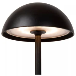 LED Akku Tischlampe Schwarz 32 cm 3000 K IP54 dimmbar