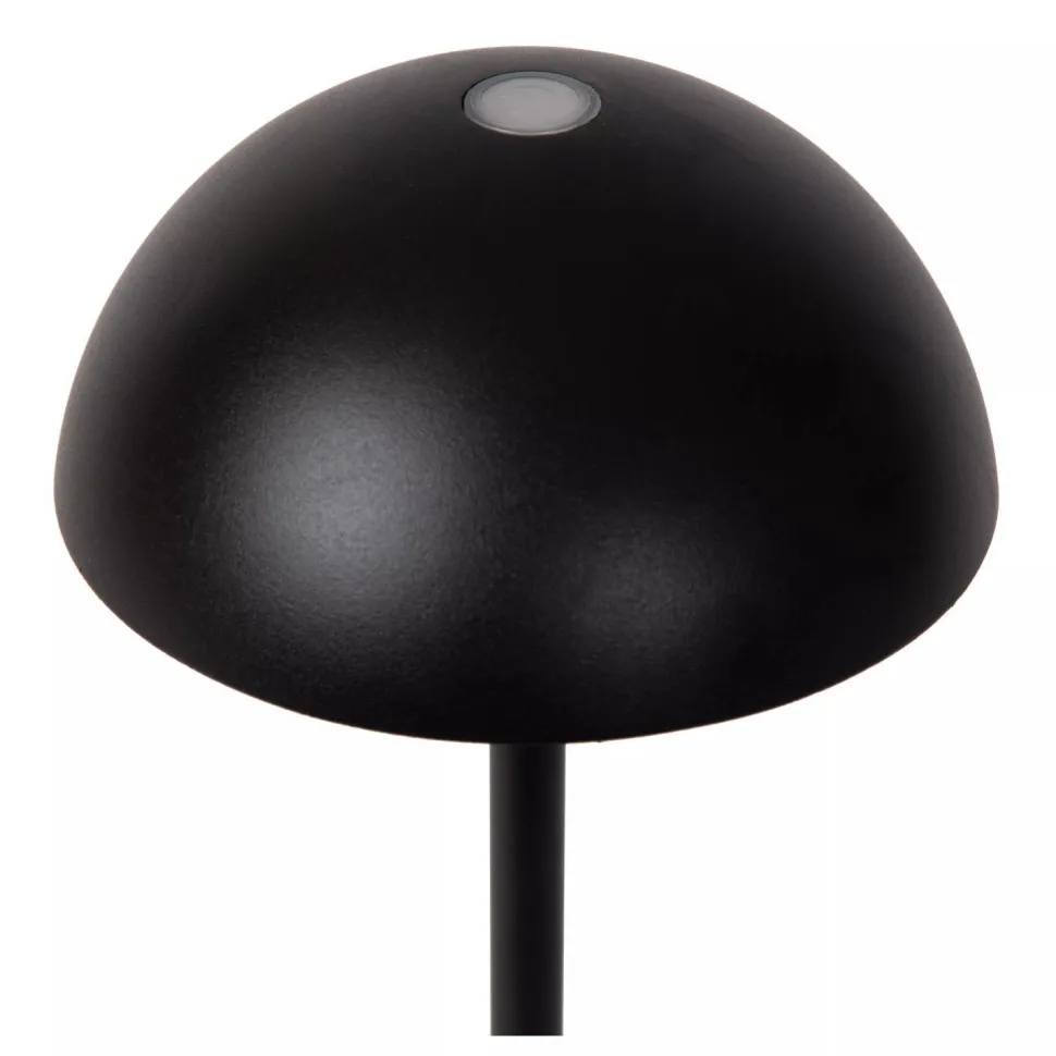 LED Akku Tischlampe Schwarz 32 cm 3000 K IP54 dimmbar