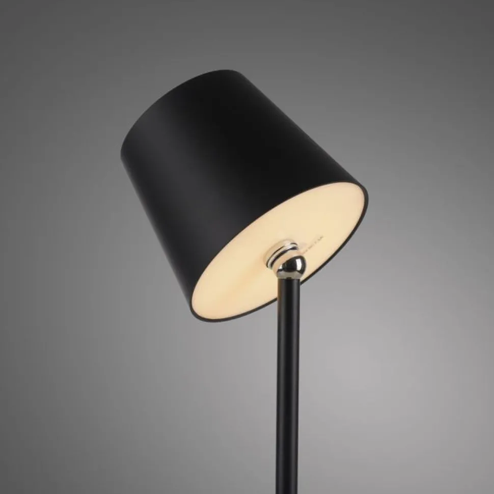 LED Akku Tischlampe Schwarz dimmbar Touch 37 cm 320 lm