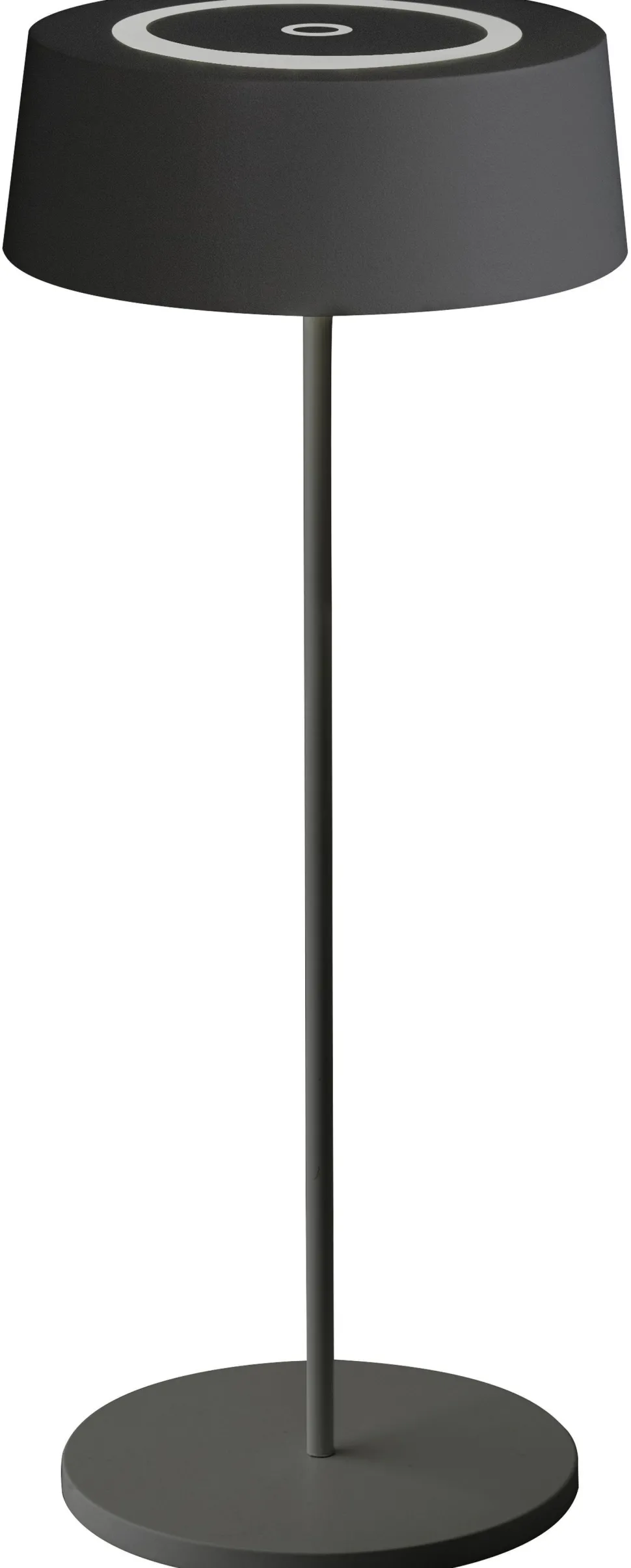 LED Akku Tischlampe Schwarz Touch Dimmer USB IP54 2 W