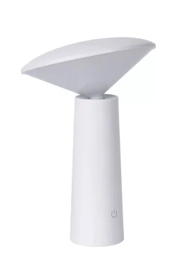 LED Akku Tischlampe Weiß 21,3 cm IP44 5h dimmbar