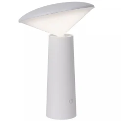 LED Akku Tischlampe Weiß 21,3 cm IP44 5h dimmbar