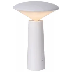 LED Akku Tischlampe Weiß 21,3 cm IP44 5h dimmbar