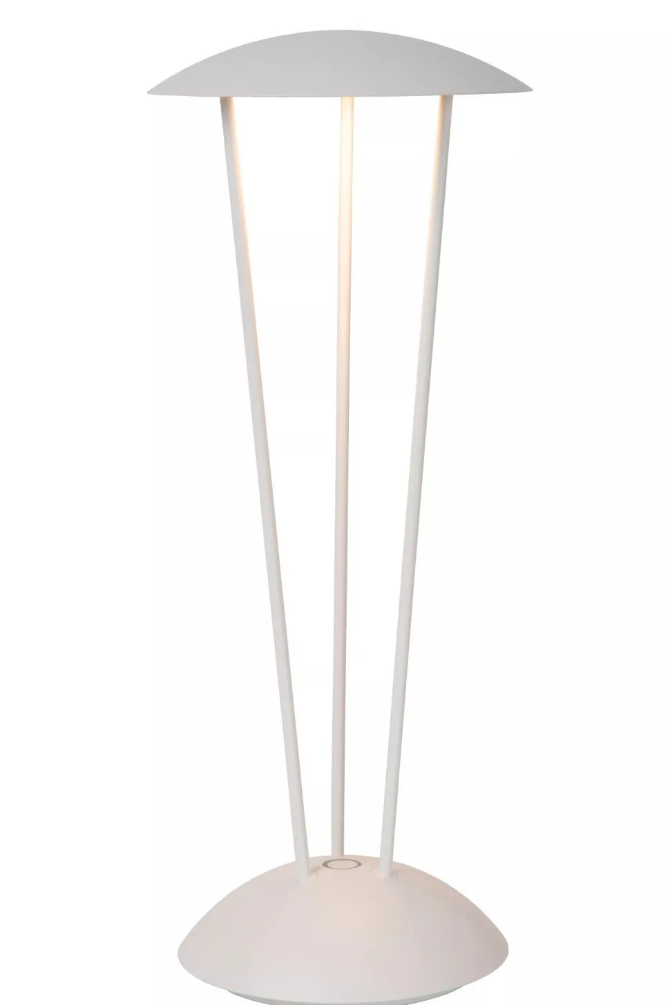 LED Akku Tischlampe Weiß Ladestation IP54 2 W dimmbar