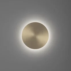 LED Akku Wandlampe in Messing dimmbar mit Fernbedienung