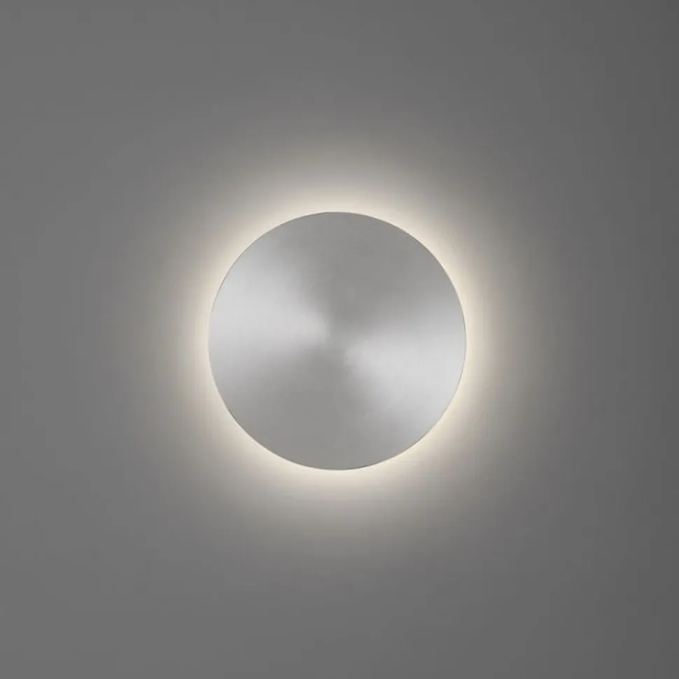 LED Akku Wandlampe in Silber dimmbar mit Fernbedienung