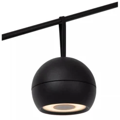 LED Akku Wandspot flexibel Schwarz H:11 cm IP54 3000 K