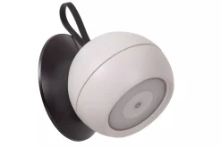 LED Akku Wandspot flexibel Schwarz Weiß IP54 3000 K