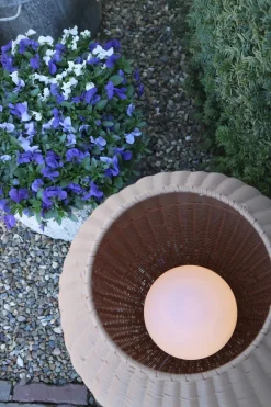 LED Akku Wegeleuchte dimmbar Natur IP44 79 cm 3000 K