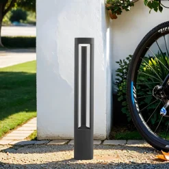 LED Außen Aussenstehlampe Modern in Grau