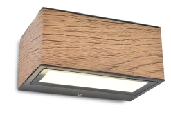 LED Außenlampe Aluminium Natur 10 W 4000 K IP54 B:14 cm