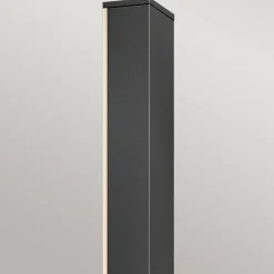 LED Außenlampe Wand 76,2 cm hoch IP44 Schwarz indirektes Licht