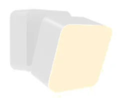 LED Außenlampe Wand Aluminium IP44 750 lm Weiß eckig