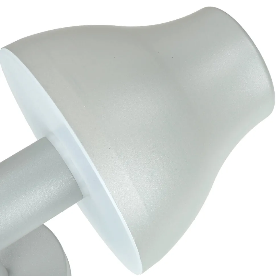 LED Außenlampe Wand in Silber IP44 680 lm 3000 K