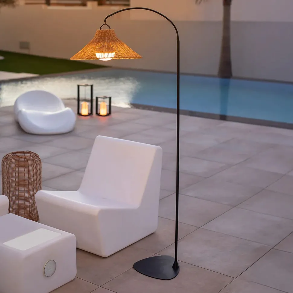 LED Außenleuchte Akku 2700 K 2-in-1 Wand Steh