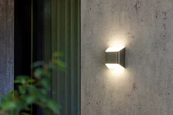 LED Außenleuchte Edelstahl IP54 H:12,4 cm 7 W Up Down