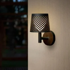 LED Außenleuchte Solar 5-in-1 Erdspieß Wand Tisch Boden IP65