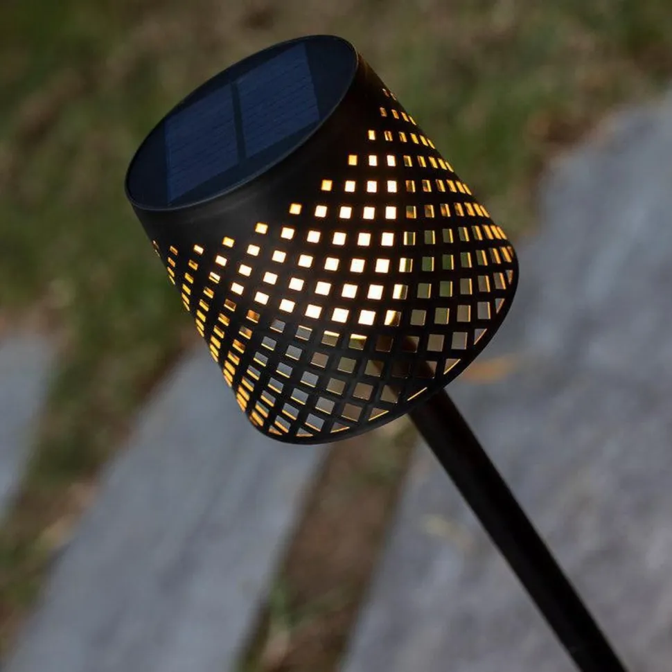 LED Außenleuchte Solar 5-in-1 Erdspieß Wand Tisch Boden IP65