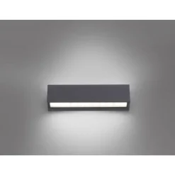 LED Außenleuchte Wand Aluminium B:25 cm IP65 Up & Down