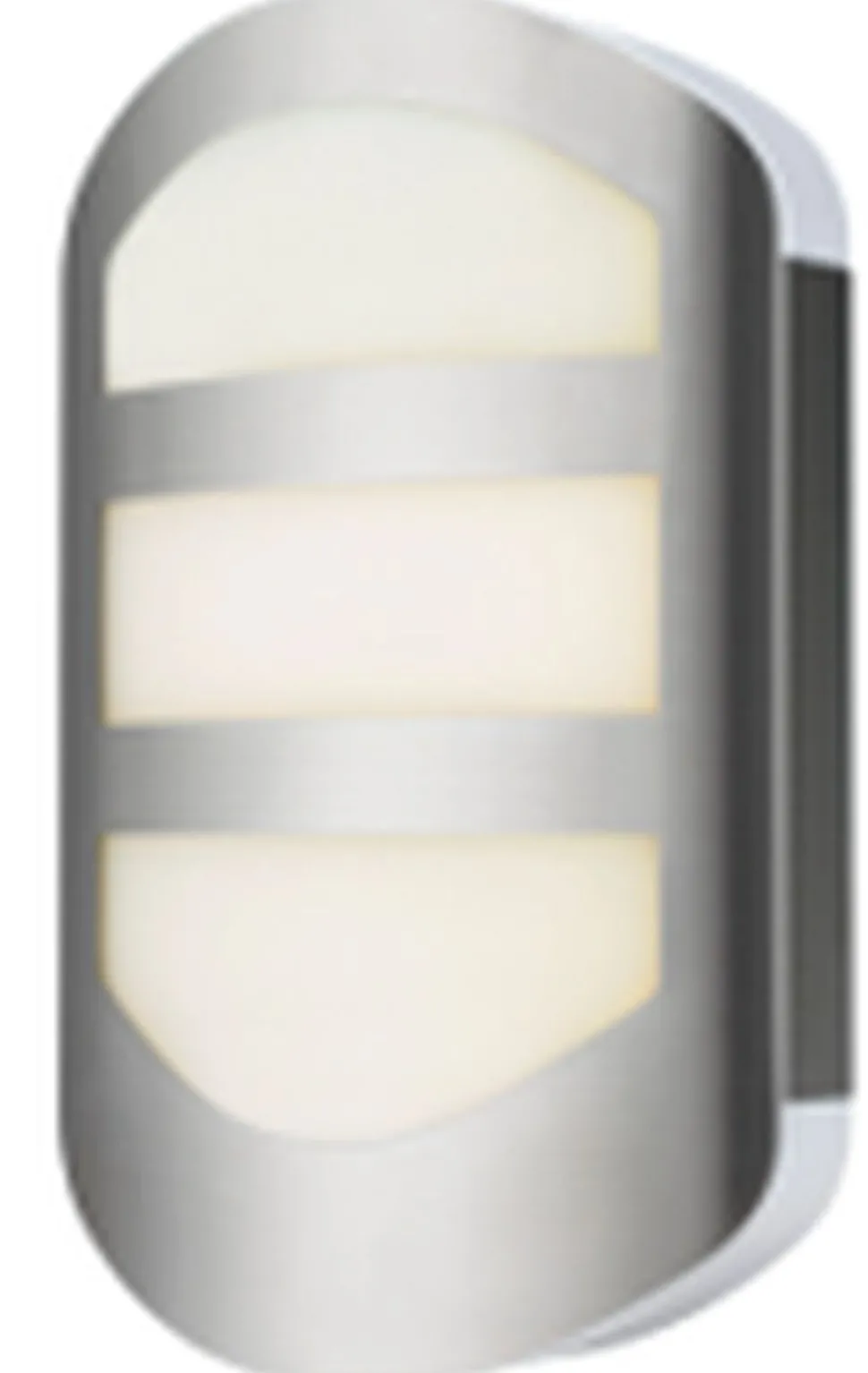 LED Außenleuchte Wand Edelstahl IP44 H: 28 cm 600 lm