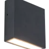 LED Außenleuchte Wand Schwarz IP54 10 W 3000 K Up Down