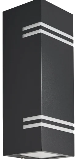 LED Außenleuchte Wand Up Down Aluminium IP54 3000 K