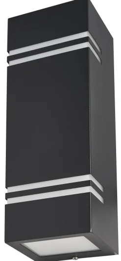 LED Außenleuchte Wand Up Down Aluminium IP54 3000 K