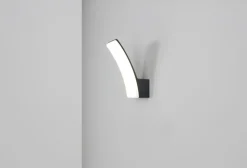 LED Außenwandlampe blendarm H:20,4 cm IP44 Anthrazit