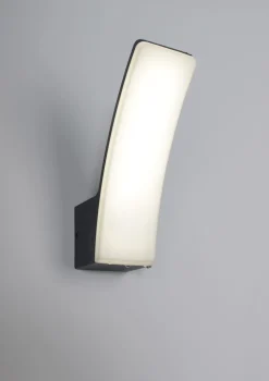 LED Außenwandlampe blendarm H:20,4 cm IP44 Anthrazit