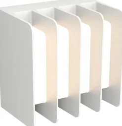 LED Außenwandlampe Weiß 3000 K IP54 dekorativ Modern