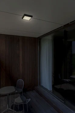 LED Außenwandleuchte Aluminium 4000 K IP54 blendarm