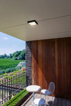 LED Außenwandleuchte Aluminium 4000 K IP54 blendarm