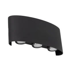 LED Außenwandleuchte Up Down IP54 H:8 cm 480 lm 3000 K