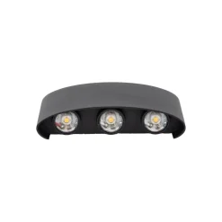 LED Außenwandleuchte Up Down IP54 H:8 cm 480 lm 3000 K