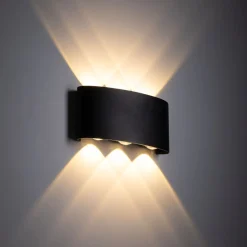 LED Außenwandleuchte Up Down IP54 H:8 cm 480 lm 3000 K